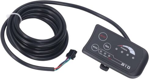 لوحة عرض Ymiko 3 Hyper S810 LED للدراجات الكهربائية | متوافق مع 36 فولت و48 فولت | القوة الذكية | وظيفة ذاكرة التروس | ومتين | 22.2 ملم المقود in Kuwait