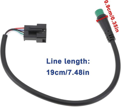 ECSiNG 5-Pin Ebike K-T Display to SM Controller كابل محول للدراجات الكهربائية دراجات كهربائية قابلة للطي 19 سم in Kuwait
