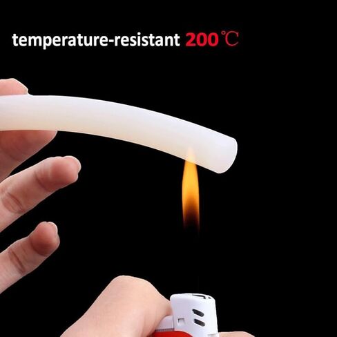 Rubber sheets, High-Density Rubber Rods,White Solid Silicone Cord Gasket Trim Seal Strips, for Home Improvement High Temperature Resistant Round O-Bar Strip 5m(20mm) in Kuwait