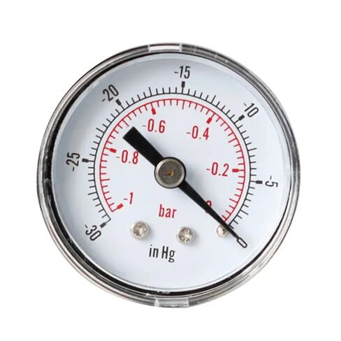 1pc Vacuum Pressure Gauge 40mm 1/8 BSPT Vacuum Gauge Back Connection for Compressor Water Oil Gas Drop Shipping in Saudi Arabia