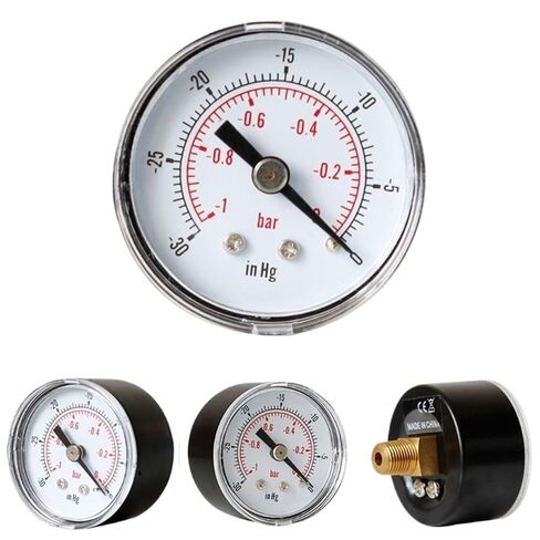 1pcs Comapct Vacuum Gauge Vacuum Pressure Gauge Manometer 1/8 BSPT Vacuum Gauge Meter in Kuwait