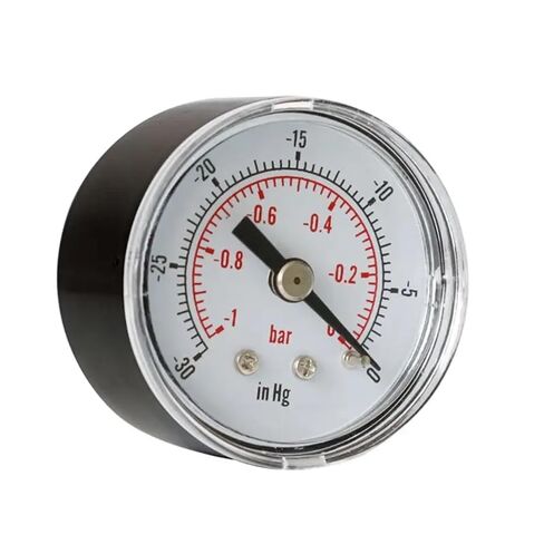 1pc Vacuum Pressure Gauge 40mm 1/8 BSPT Vacuum Gauge Back Connection for Compressor Water Oil Gas Drop Shipping in Saudi Arabia