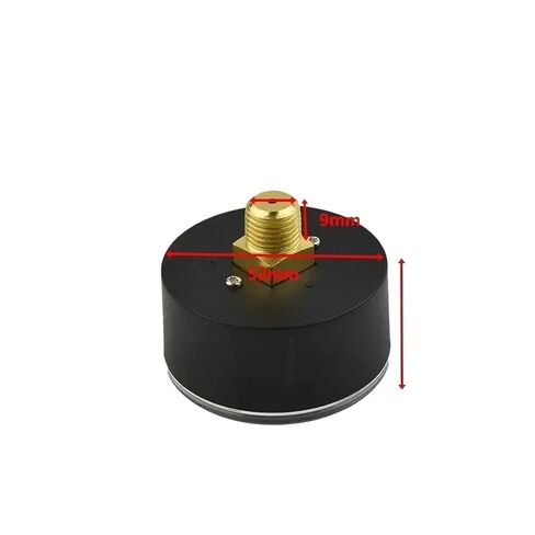 1 قطعة ضاغط الهواء هوائي مقياس ضغط السوائل الهيدروليكية 0-180PSI 0-12Bar 1/4 ''مقياس الضغط الموضوع 50 مللي متر in Kuwait