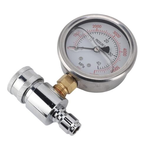 1pc Pressure Washer Parts Accessories Pressure Washer Gauge 6000psi 3/8in Quick Connect Parts Accessories in Kuwait