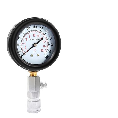 1 قطعة ضغط محرك البنزين متر مع M10 M12 M14 M18 محول 0-300 PSI قياس الضغط مجموعة اختبار اسطوانة السيارات in Kuwait