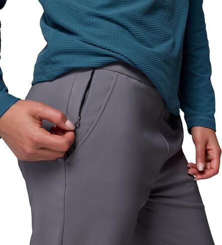 Columbia Womens All Seasons Slim Pull-On Pant, City Grey, Large in Kuwait