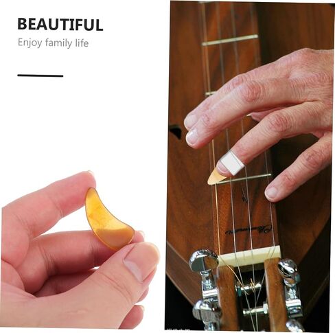 BESPORTBLE Guzheng استخدم جهاز تدريب الأظافر Guzheng لحماية الأصابع للمبتدئين، لون عشوائي in Kuwait