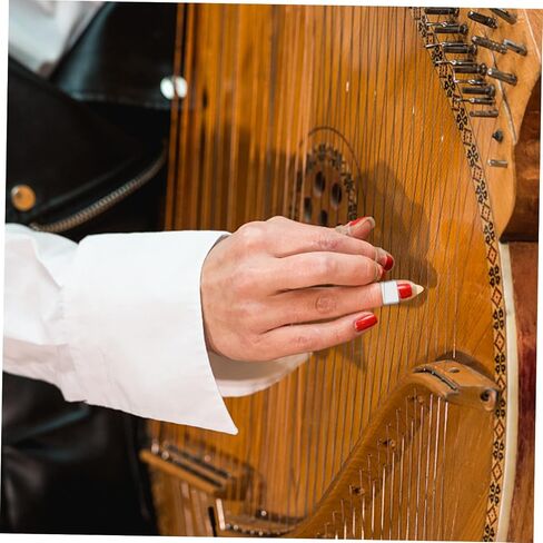 BESPORTBLE Guzheng استخدم جهاز تدريب الأظافر Guzheng لحماية الأصابع للمبتدئين، لون عشوائي in Kuwait