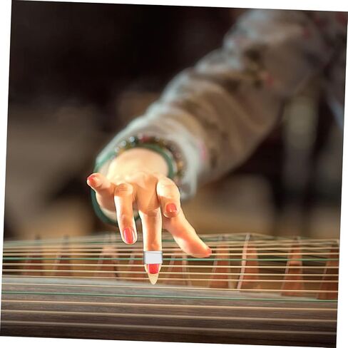 BESPORTBLE Guzheng استخدم جهاز تدريب الأظافر Guzheng لحماية الأصابع للمبتدئين، لون عشوائي in Kuwait