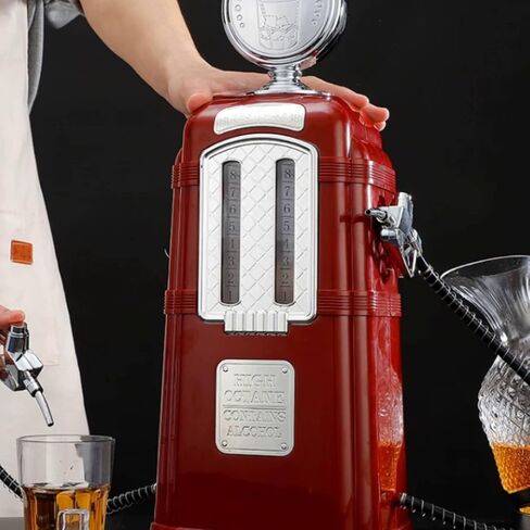 Backpack Beer Dispenser Large Capacity Double Tube Beer Dispenser Easy to Carry Bar Equipment for Event, Bartenders, Outdoor, Parties, Events, Black in Kuwait