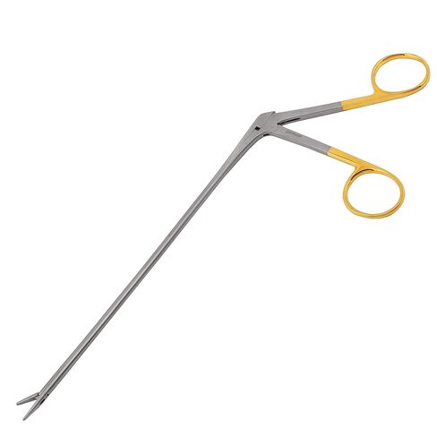 Cynamed Premium German Hartman Alligator Micro Forceps Serrated Gold Rings ENT Instruments Ear Wax Foreign Object Removal in Saudi Arabia
