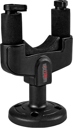 5 CORE Guitar Wall Mount Auto Lock Wall Hanger Heavy Duty Hook for Classical, Acoustic, Electric Guitar, Bass (Guitar Hook Black) in Saudi Arabia