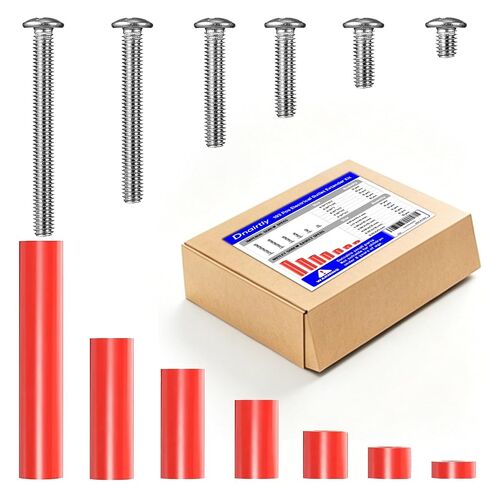 193PCS Outlet Spacers Kit for Electrical Box, 104 Outlet Screw Spacers with 89PCS 6-32 Flat Head Mounting Screws, Electrical Outlet Extender Kit for Switches, Receptacles and Wall Plates in Saudi Arabia