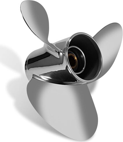 14 X 21 Stainless Steel Outboard Boat Propeller fit Suzuki Engines DF50AV/60AV/70A/90A/90/100/115/115SS/115A/140/140A HP Upgrade OEM 990C0-00610-21P 3 Blades 15 Spline Tooth, Prop RH in Saudi Arabia