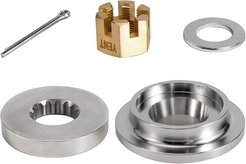 OEM Boat Propeller Installation Kits Compatible with Suzuki Outboard Engines 50-140HP,15 Spline Tooth,Thrust Washer/Spacer/Washer/Nut/Cotter Pin Included in Saudi Arabia