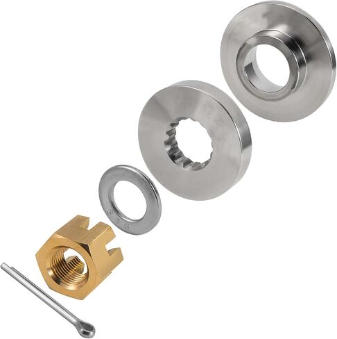 OEM Boat Propeller Installation Kits Compatible with Suzuki Outboard Engines 50-140HP,15 Spline Tooth,Thrust Washer/Spacer/Washer/Nut/Cotter Pin Included in Saudi Arabia