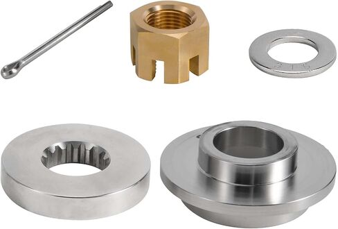 OEM Boat Propeller Installation Kits Compatible with Suzuki Outboard Engines 50-140HP,15 Spline Tooth,Thrust Washer/Spacer/Washer/Nut/Cotter Pin Included in Saudi Arabia
