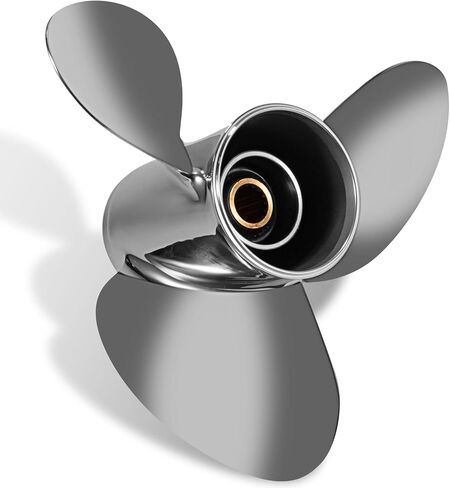 Upgrade 13 X 19 Stainless Steel Outboard Propeller OEM 58100-94561-019 fit Suzuki Engines 50-140HP 3 Blades 15 Spline Tooth Boat Prop RH in Saudi Arabia
