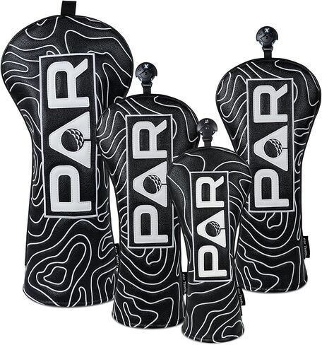Big Teeth Golf Club Covers Driver Covers Fairway Wood Headcover Hybrid Cover Leather, Mallet Putter Covers Blade Headcovers, Golf Iron Club Head Covers for Most Brands in Saudi Arabia