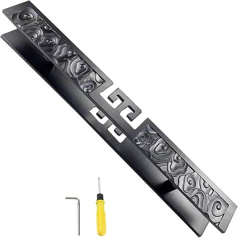 Stainless Steel Door Handle, 60cm (23.6") Bronze Exterior & Interior Push Pull Handle, Sleek Sliding Door Hardware for Home, Office, and Commercial Use in Kuwait