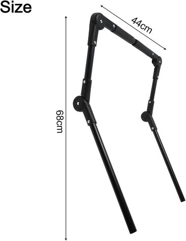 Detachable Folding Wagon Push Handle for Flat Fold Cart, Adjustable Push Bar Replacement, Heavy dutys Steel Rod for Camping Garden Grocery Carts, Collapsible Outdoor Accessory in Kuwait