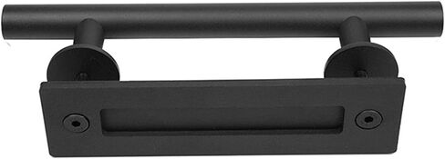 Dan&Dre Sliding Barn Door Handle 4.8mm Thick Carbon Steel Double Sided Push Pull Handle with Precise Cut Split Assembly for Barn Door Use (Round) in Kuwait