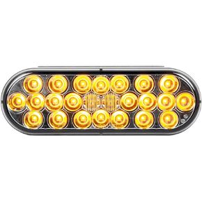 GG Grand General 78235 Oval Pearl Amber/Smoke 24 LED Sealed Light