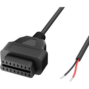 EnruigeOK 2 Pin to 16 Pin OBD2 OBD ll Power Cable Adapter