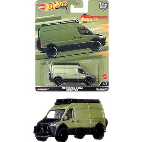 Hot Wheels Car Culture Circuit Legends Vehicles for 3 Kids Years Old & Up, Deutschland Design, Mercedes-Benz Sprinter Van, Premium Collection of Car Culture 1:64 Scale Vehicles