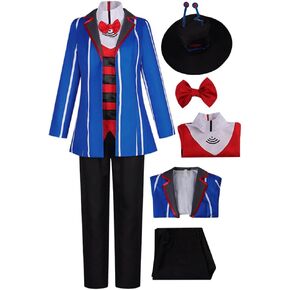 Vox Cosplay Costume Vox Cosplay Outfit Uniform Suit Halloween Set with Hat