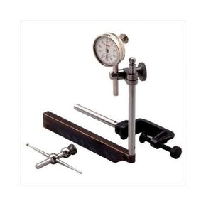 Starrett Universal Dial Test Indicator Set with Back Plunger for Full Use - White Face, 0-100 Reading, 200" Range, 0.001" Graduation, 1/4" Shank Diameter for Mounting - 196B6