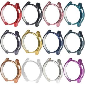 [12 Pack] Galaxy Watch 5 Pro 45mm Screen Protector Bumper Case Soft TPU Protective Case Compatible with Samsung Galaxy Watch 5 Pro (12-Colors)