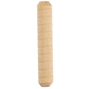 Spiral Grooved Hardwood Dowel Pins | 3/8" X 2-1/2" | Pack of 50 Approx. | Wooden Furniture Dowel Pins for Strong Connection | Furniture Making, Refurbishing or Crafts | UA-625-W