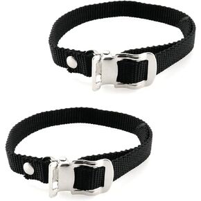 2pcs Bicycle Strap Universal Bikes Pedal Toe Straps 40cm Foot Pedal Straps for Exercise Stationary Bike