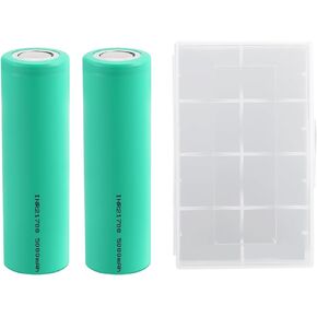 21700 Battery Case Set 5000 mAh for Flashlight - 2 Pack