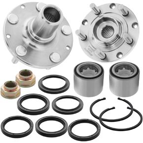 [2-Pack] BR930577K - REAR Wheel Hub Bearing Assembly with Repair Kit Compatible With [Subaru] 1993-2007 Impreza, 1998-2008 Forester, 1992-1999 Legacy [See Description for Fitment]
