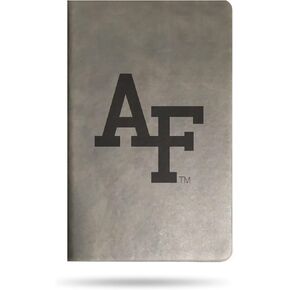 Rico Industries NCAA Air Force Academy Falcons Gray Laser Engraved Small Notepad Jounral/Notepad 8.25" x 5.25"- Office Accessory