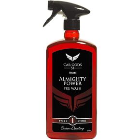 Car Gods Pre Wash All Purpose Cleaner, For Paintwork Glass Plastics and Wheels, 34 fl Oz