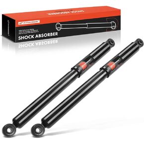 A-Premium Rear Pair (2) Shock Absorber Compatible with Chevrolet Avalanche 1500, Silverado 3500, Suburban, Tahoe & GMC Yukon XL 1500 2500, Sierra 3500, Driver and Passenger Side