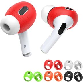 5 Pairs for AirPods Pro 2 Ear Tips Covers [Fit in The Charging Case] TOLUOHU Silicone Anti-Slip Ear Tips Covers Compatible with Apple AirPods Pro 2nd Generation 2022 [5 Color]
