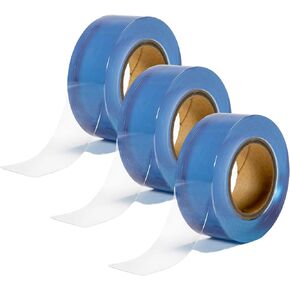 3 Pack, Amazing Wrap Non Adhesive Vinyl Tape, Self clinging Multi Purpose Reusable Wrapping Tape for Sewing, Crafts, Emergencies, Plumbing, Outdoors, Workshop, Office, 3 x 50ft 1" Roll, 150 ft