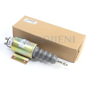 2370-12E2U1B2A Fuel Shutoff Solenoid Valve 12V for Woodward Diesel Engine Fuel Stop Solenoid Valve Aftermarket Replacement Parts
