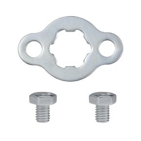 17mm Engine Sprocket Retainer Plate Sets Aftermarket Replacement Parts Fits for 50cc 70cc 90cc 110cc 125cc ATV Dirt Bike Go Kart Pit Bike Dune Buggy Quad. (2 Pcs)