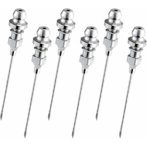 إبرة حاقن الشحوم المحملة من TumanLiving، 6 قطع فوهة إبرة الشحوم الصغيرة، رأس موزع الشحوم القابل للإزالة لأداة مفاصل الكرة in Kuwait