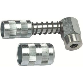 LubriMatic 05-059 90 Degree Grease Gun Coupler w/ Adapter