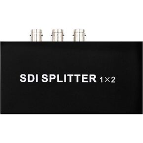 SDI Splitter 1x2 Multimedia Split SDI Extender 1 to 2 Ports Adapter Support 1080P TV Video for Projector Monitor Camera