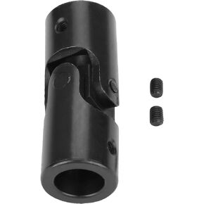 20 * 32 * 85mm Universal Joint Shaft, Coupling Connector U Coupler Motor Round Black DIY Steering Joints for RC Model Motors