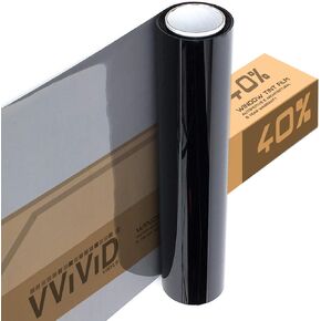 طبقة تظليل النوافذ من VViViViViViViD مقاس 10 أقدام × 5 أقدام (50 قدمًا مربعة) ظل تظليل 40% VLT