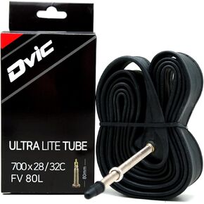 أنبوب دراجة الطريق DVIC - صمام بريستا 700 × 28-32c 80 مم - الأنبوب الداخلي لدراجة الطريق - أنبوب إطار الدراجة - أنبوب الدراجة - استبدال أنبوب دراجة مطاطي بوتيل in Kuwait