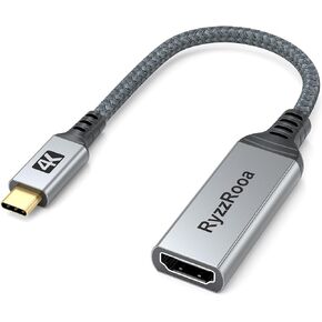 RyzzRooa USB C to HDMI Adapter, 10-Pack, 4K Type-C to HDMI Adapter [Thunderbolt 3/4 Compatible] for iPhone 15 Series, MacBook Pro/Air, iPadPro, S23 Series, Dell XPS, Surface, Pixelbook and More …